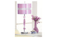 Nyssa Purple Table Lamp - L801524 - Lara Furniture