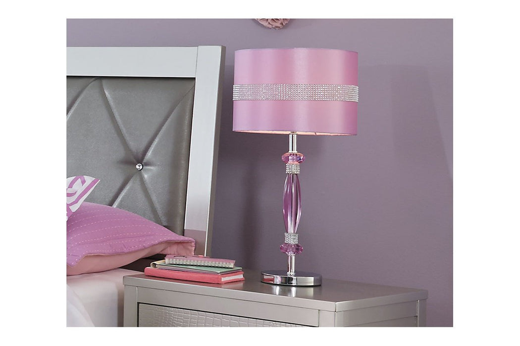 Nyssa Purple Table Lamp - L801524 - Lara Furniture