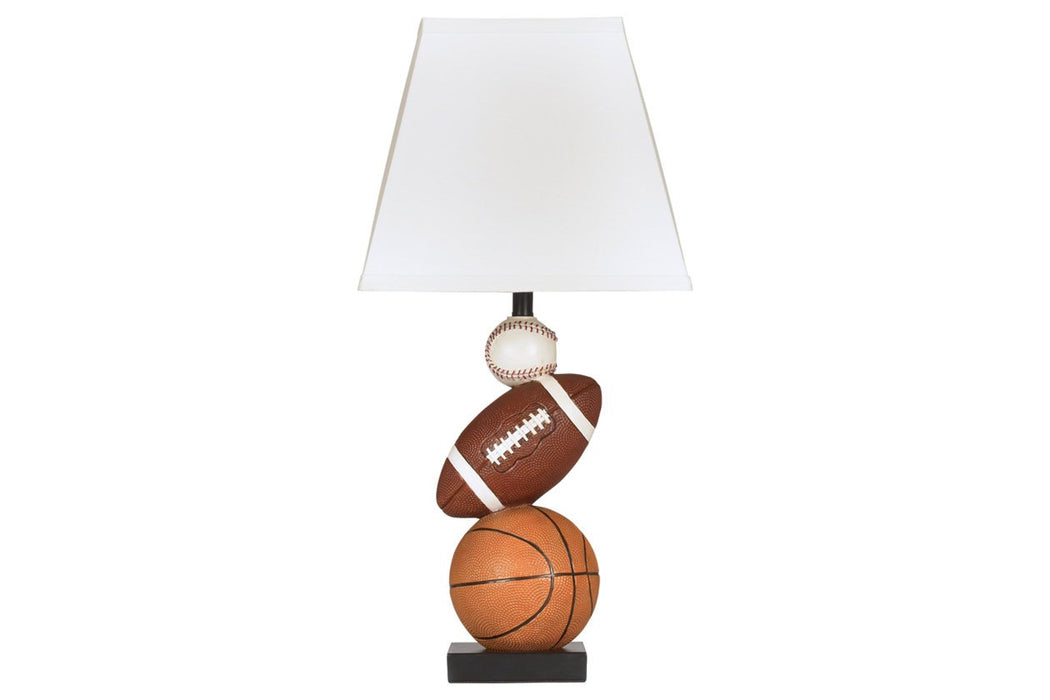 Nyx Brown/Orange Table Lamp - L815714 - Lara Furniture