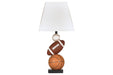 Nyx Brown/Orange Table Lamp - L815714 - Lara Furniture