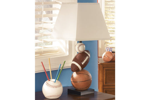 Nyx Brown/Orange Table Lamp - L815714 - Lara Furniture