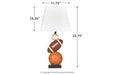 Nyx Brown/Orange Table Lamp - L815714 - Lara Furniture