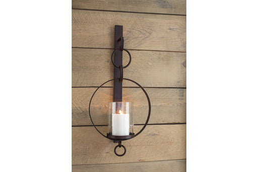 Ogaleesha Brown Wall Sconce - A8010036 - Lara Furniture