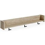 Oliah Natural Wall Mounted Coat Rack with Shelf - EA2270-151 - Lara Furniture