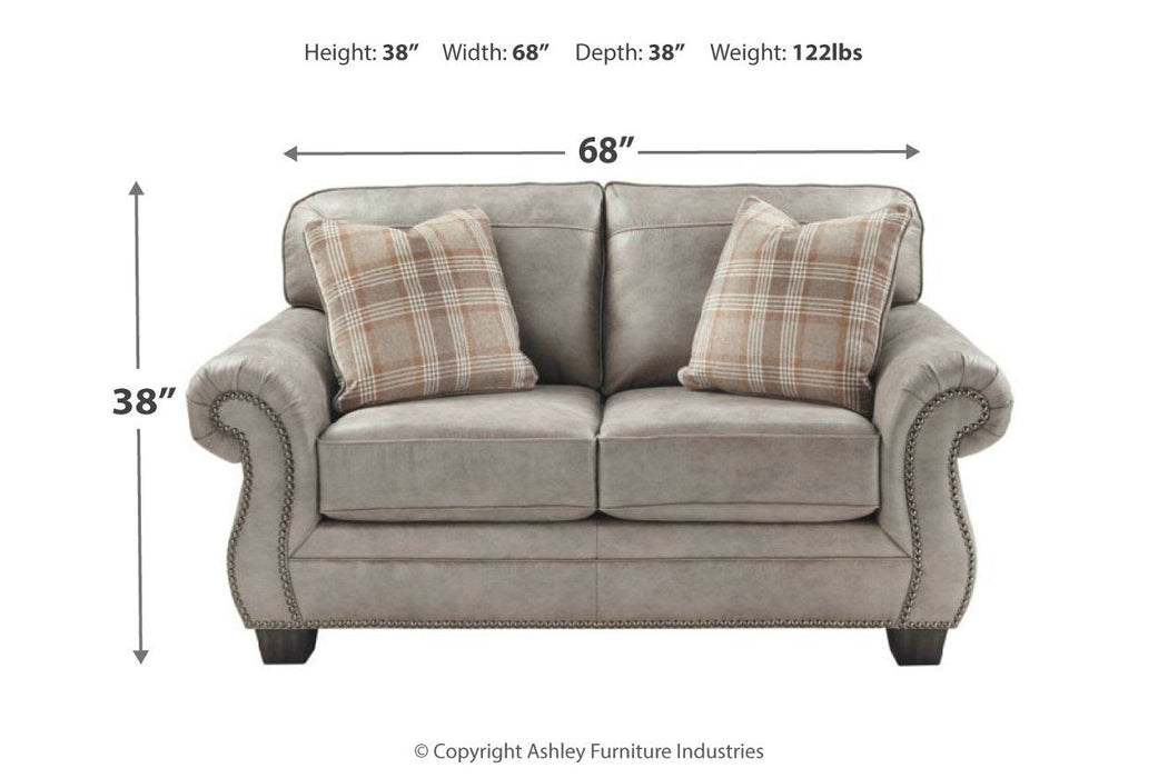 Olsberg Steel Loveseat - 4870135 - Lara Furniture