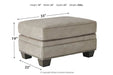 Olsberg Steel Ottoman - 4870114 - Lara Furniture