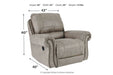 Olsberg Steel Recliner - 4870125 - Lara Furniture