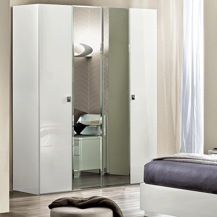 Onda Legno White Bedroom Set - Lara Furniture