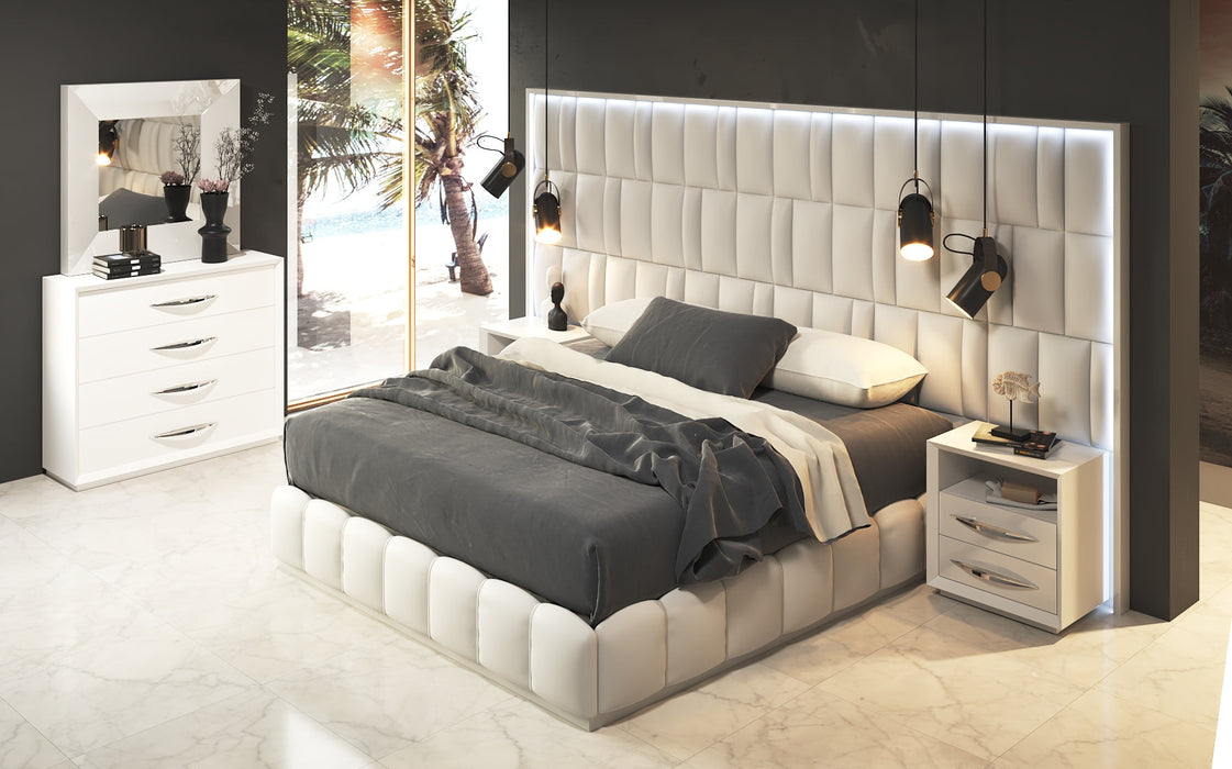 Orion Bed With Emporio Nightstands Set - Lara Furniture