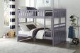 Orion Gray Full/Full Bunk Bed | B2063 - Lara Furniture