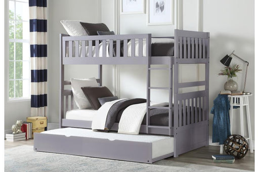 Orion Gray Twin/Twin Bunk Bed | B2063 - Lara Furniture