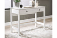 Othello White Home Office Desk - Z1611054 - Lara Furniture