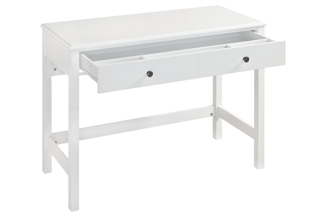 Othello White Home Office Desk - Z1611054 - Lara Furniture