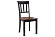 Owingsville Black/Brown Dining Chair (Set of 2) - D580-02 - Lara Furniture