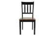 Owingsville Black/Brown Dining Chair (Set of 2) - D580-02 - Lara Furniture