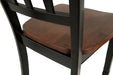 Owingsville Black/Brown Dining Chair (Set of 2) - D580-02 - Lara Furniture