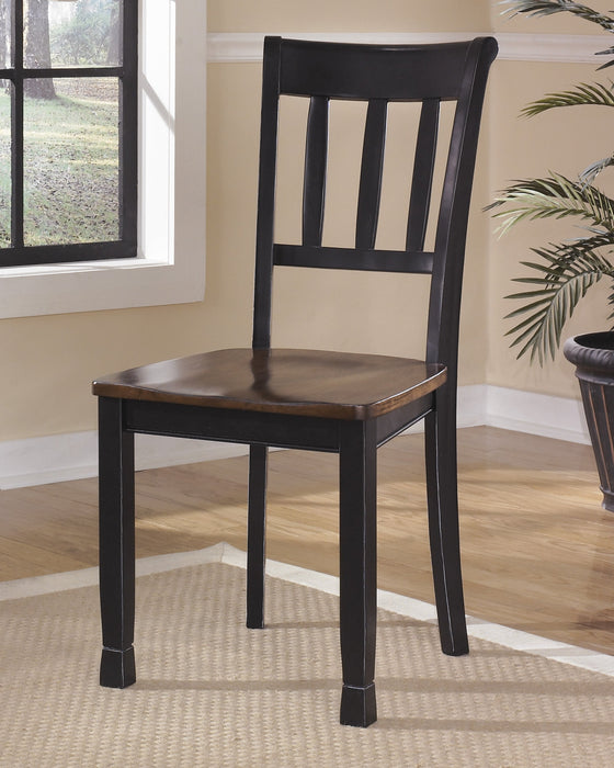 Owingsville Black-Brown Dining Room Set - Lara Furniture