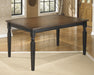 Owingsville Black-Brown Dining Room Set - Lara Furniture