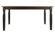 Owingsville Black/Brown Dining Table - D580-25 - Lara Furniture