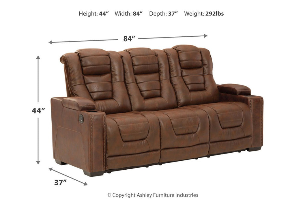 Owner's Box Thyme Power Reclining Sofa - 2450515 - Lara Furniture