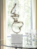 Pallaton Champagne/White Sculpture - A2000125 - Lara Furniture