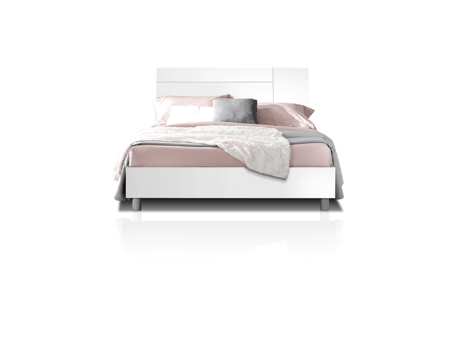 Panarea Bedroom White W/ Momo Cases Set - Lara Furniture