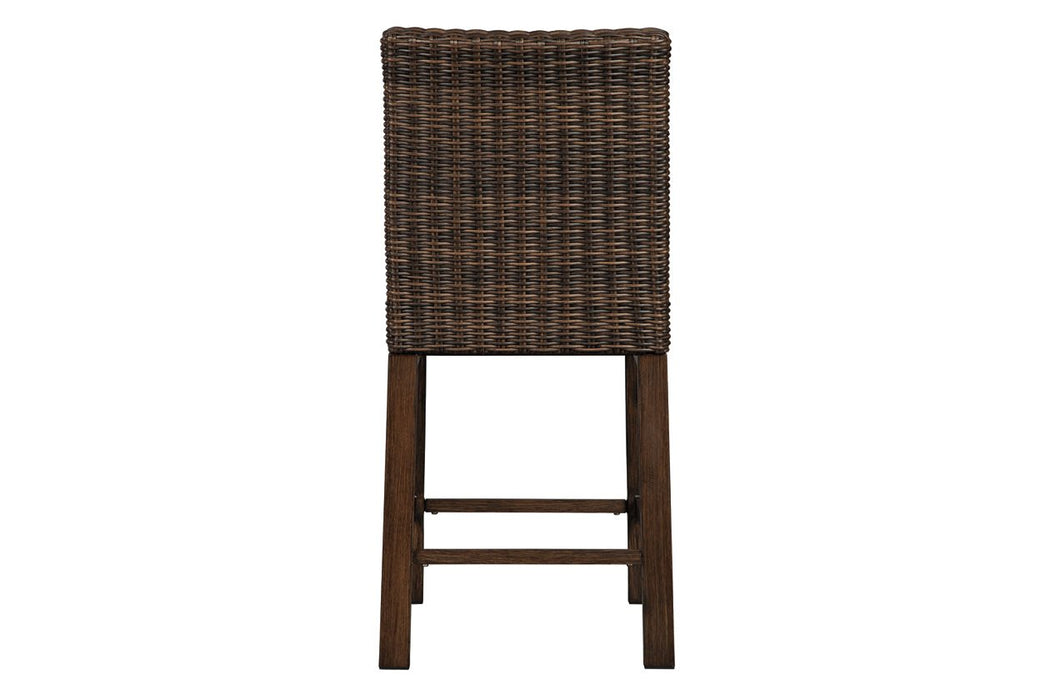 Paradise Trail Medium Brown Bar Stool (Set of 2) - P750-130 - Lara Furniture