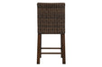 Paradise Trail Medium Brown Bar Stool (Set of 2) - P750-130 - Lara Furniture