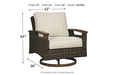 Paradise Trail Medium Brown Swivel Lounge Chair (Set of 2) - P750-821 - Lara Furniture