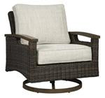 Paradise Trail Medium Brown Swivel Lounge Chair (Set of 2) - P750-821 - Lara Furniture