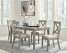 Parellen Gray Dining Room Set - Lara Furniture