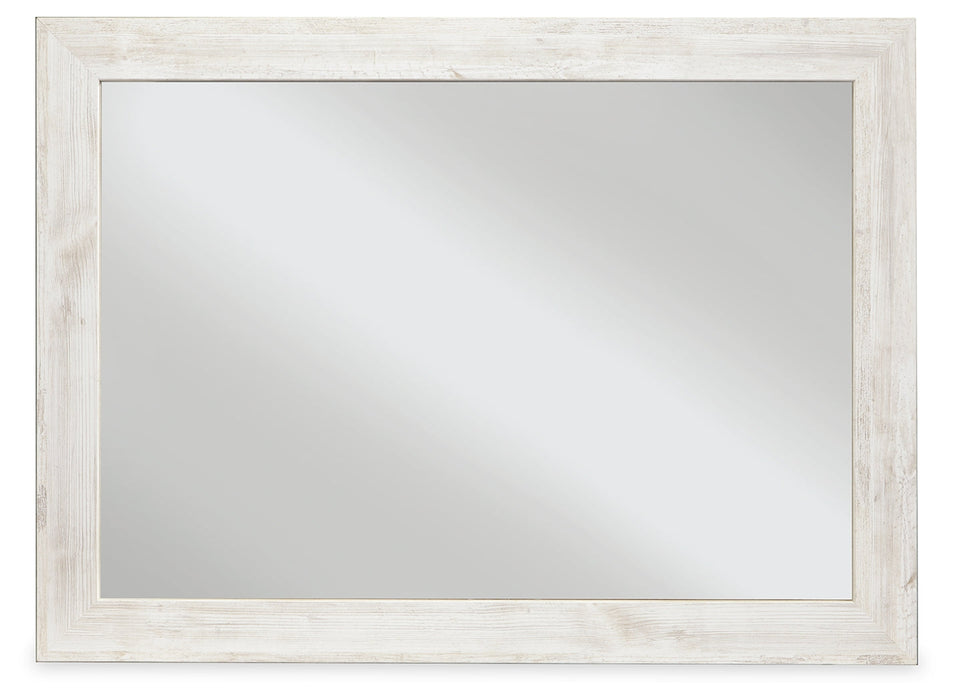 Paxberry Whitewash Bedroom Mirror - B181-36