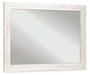 Paxberry Whitewash Bedroom Mirror - B181-36