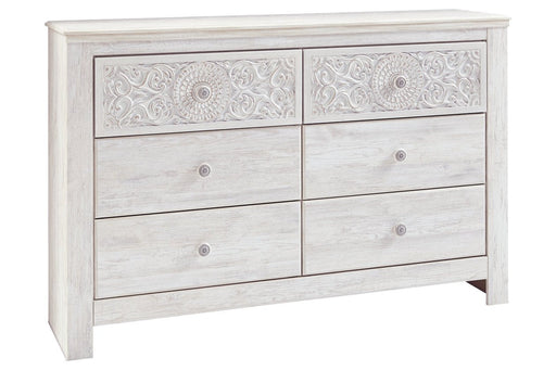 Paxberry Whitewash Dresser - B181-31 - Lara Furniture