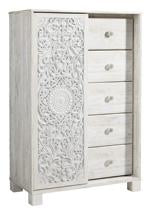 Paxberry Whitewash Dressing Chest - B181-48 - Lara Furniture