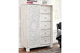 Paxberry Whitewash Dressing Chest - B181-48 - Lara Furniture