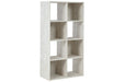 Paxberry Whitewash Eight Cube Organizer - EA1811-4X2 - Lara Furniture