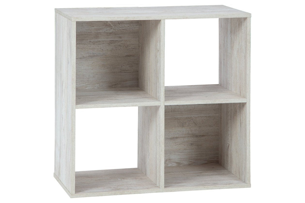 Paxberry Whitewash Four Cube Organizer - EA1811-2X2 - Lara Furniture