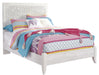 Paxberry Whitewash Full Panel Bed - Lara Furniture