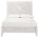 Paxberry Whitewash Full Panel Bed - Lara Furniture