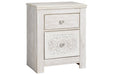 Paxberry Whitewash Nightstand - B181-92 - Lara Furniture