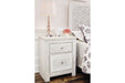 Paxberry Whitewash Nightstand - B181-92 - Lara Furniture