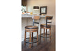 Pinnadel Light Brown Counter Height Bar Stool - D542-124 - Lara Furniture