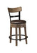 Pinnadel Light Brown Counter Height Bar Stool - D542-124 - Lara Furniture