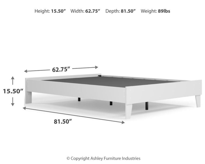 Piperton Queen Platform Bed - EB1221-113 - Lara Furniture