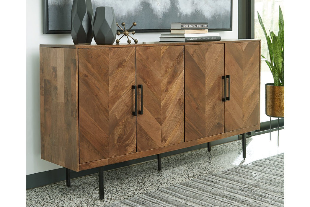 Prattville Brown Accent Cabinet - A4000308 - Lara Furniture