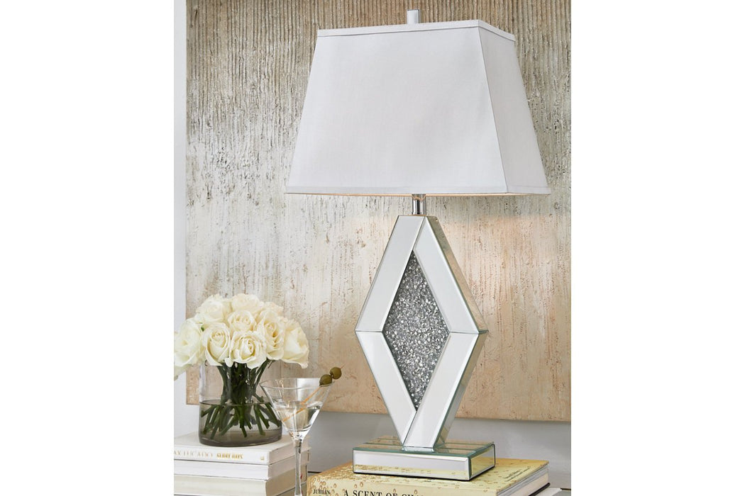 Prunella Silver Finish Table Lamp - L429034 - Lara Furniture