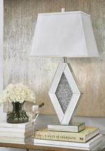 Prunella Silver Finish Table Lamp - L429034 - Lara Furniture