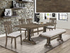 Quincy Grayish Brown Rectangular Dining Set - Lara Furniture