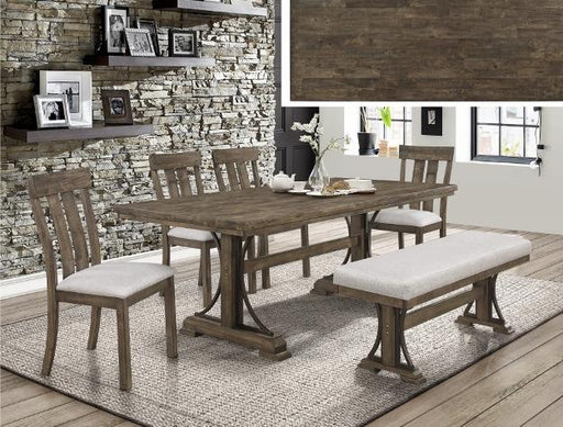 Quincy Grayish Brown Rectangular Dining Table - 2131T-4079 - Lara Furniture